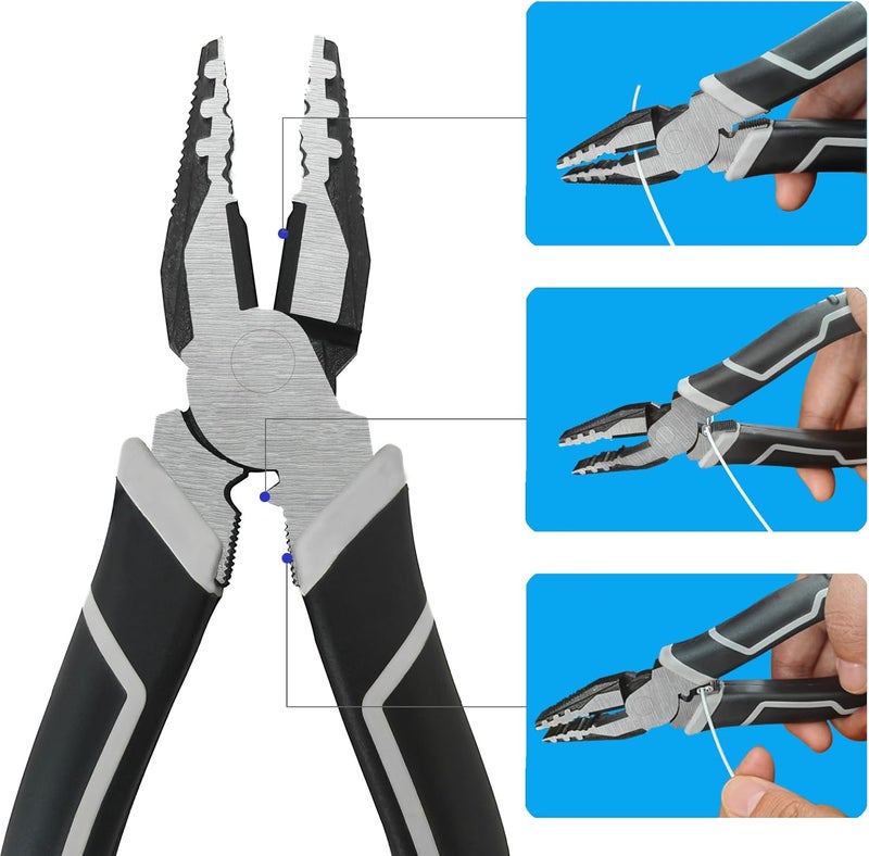 Ciyebst Cable Tethers 5 Pack with Crimping Tool (12 Inches, White Color), Adjustable Security Cable Look, Universal DIY Adapter Tethering Ties Kit for Computer Cord, Pre-Assembled, Tamper-Resistant - Image 5